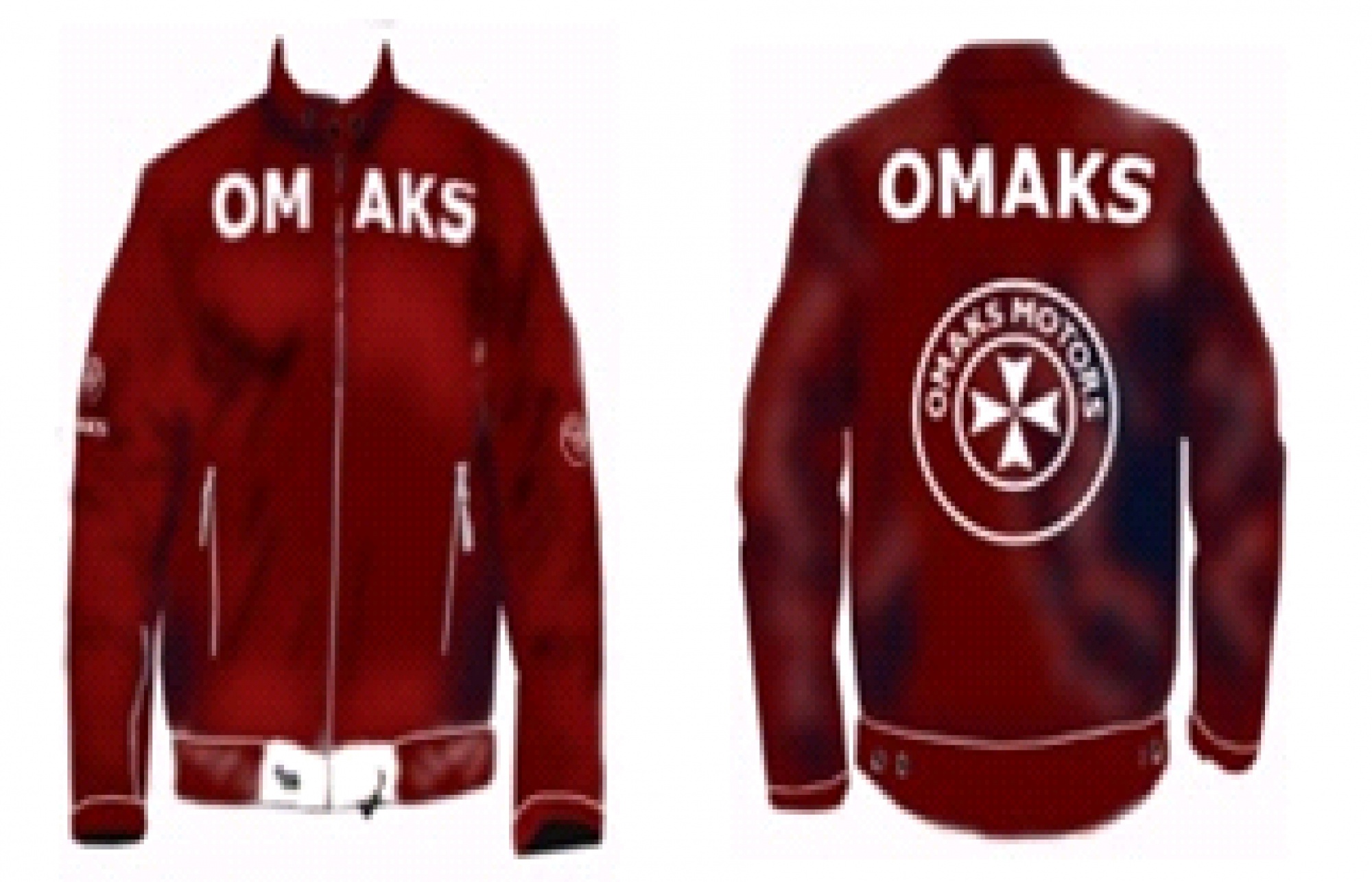 Куртка DQM012 красная S - тканевая - OMAKS.RU