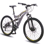 Велосипед OMAKS OM-034-26Gr серый (колеса 26";  st)