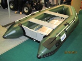 Надувная лодка из ПВХ "Омакс" зеленая 380АL