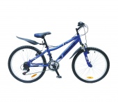 Велосипед OMAKS 24-106 синий (колеса 24"; 18-скоростей; рама-12")