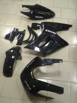 Накладки черные комплект XY250-5A