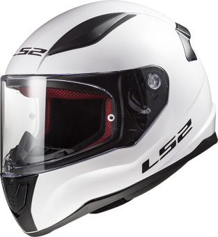 Шлем LS2 FF353 RAPID SINGLE MONO (M, Gloss White)