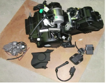 Двигатель в сборе 250см3 MOTRAC 250CC