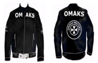 Куртка DQM012 черная XXL - тканевая