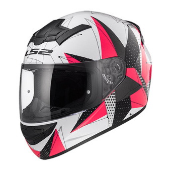 Шлем LS2 FF352 ROOKIE BRILLIANT (M, White Pink)