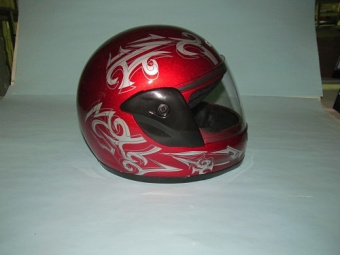 Шлем WF01(WOMEN)  красный р-р L