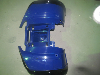 Накладка рамы синяя (передняя часть) SP302B