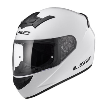 Шлем LS2 FF352 SINGLE MONO (M, Gloss White)
