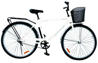 Велосипед OMAKS 2801 белый (колеса 28"; муж.; 1 скорость; рама-20")