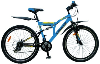 Велосипед OMAKS 26-207 синий (колеса 26"; 21 скорость; рама-19")