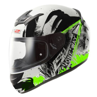 Шлем LS2 FF352 ROOKIE ONE (S, Black Fluo Green)