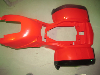 Накладка рамы красная (задняя часть) SP302B